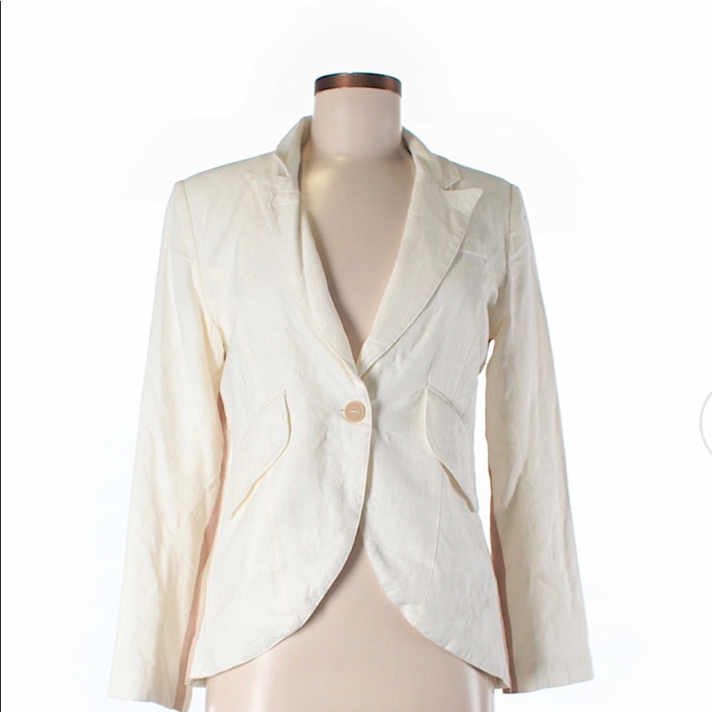 Vintage Havana ivory blazer L